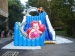 Blue ocean inflatable slide