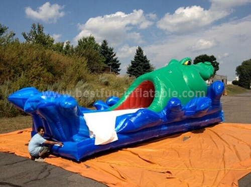 Entertainment inflatable bouncy slide