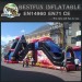 Inflatable air jump and slide
