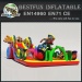 Giant colorful adult inflatable slide