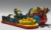 Giant colorful adult inflatable slide