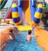 Inflatable slide sandy beach style