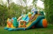 Inflatable double slides park