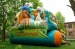 Inflatable double slides park