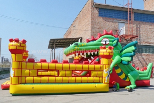 Huge inflatable adult slide