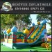 Inflatable balloon bounce slide