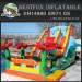 Inflatable combo bounce slides