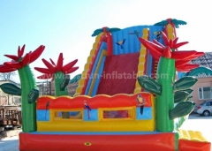 Inflatable Africa forest slide