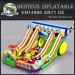 Inflatable funny zone park with slides