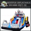 Inflatable cartoon characters slide