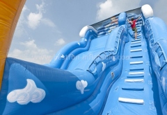 Inflatable commercial classic slide