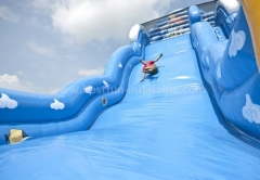 Inflatable commercial classic slide