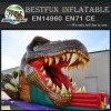 Inflatable dragon decoration slide