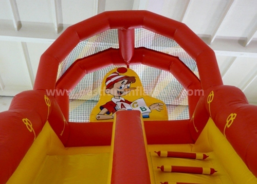 Inflatable fun land slide