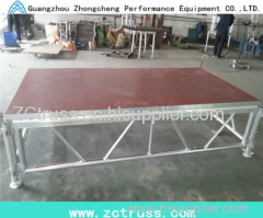 Adjustable Portable Plywood Stage