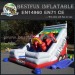 Inflatable slide and climb bouncer