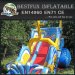 Inflatable boat slide for children