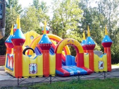 Inflatable slide for playground