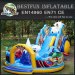 Inflatable sport slide game