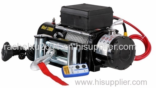 12V 13000LBS Wireless Steel Wire Electric Winch 4WD ATV BOAT TRUCK OFF ROAD