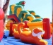 Inflatable animal shape slide