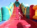 Inflatable animal shape slide
