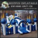 PVC inflatable slide blue