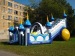 PVC inflatable slide blue