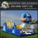 Large inflatable jumping slides