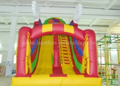 New dual lanes cheap inflatable slide