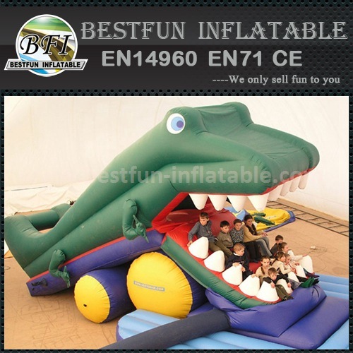 Small commercial inflatable slides