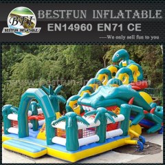 The Forest Animal theme inflatable slide