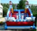 Inflatable titanic slide bounce