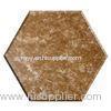 OEM 12mm Decorative Gloss Hexagon Artificial Marble Acrylic Sheet Kitchen Tiles