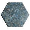 Matt Non Toxic Hexagon Seamless Artificial Marble Acrylic Sheet Countertop Tiles