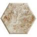 Bathroom Decorative Non - Toxic Hexagon Seamless Artificial Marble Acrylic Sheet Tiles