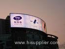 Static Current Outdoor Full Color Curved Led Display P16 For Advertising