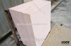 Decorative Quartz Stone Wall Tile / Pink Artificial Stone Floor Tiles For Hotel