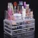 Acrylic Makeup Organizer Clear Box Cosmetic Cases with Drawers OEM design