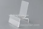 Custom Clear Acrylic Sign Holder free standing , mobile phone Holders For Display