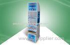 Custom 4C Printing Adjustable Shelf Cardboard Display Stands For Vacuum Cups