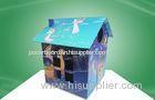 Recyclable Corrugated Cardboard Furniture , Cardboard Play House for Kids