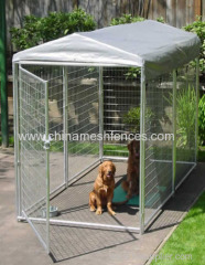 Portable Dog Panel Enclosure with metal roof cover