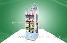 Beautiful Four-shelf POS Cardboard Displays Glossy Lamination for Electronic Products