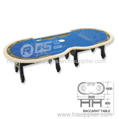 Luxury 12 player folding Baccarat table