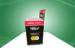 Black Recyclable Cardboard Dump Bins Glossy / Matt PP Lamination For Retail Store
