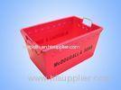 Red / Blue Durable Polypropylene Corrugated Plastic Container With FDA Approved