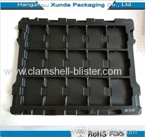 Plastic antistatic or conductive ESD tray