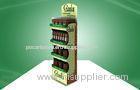 Customized Candy POP Cardboard Display With Four Shelf , cardboard floor display stands