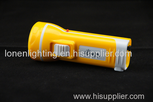 rechargeable LED plastic flashlight